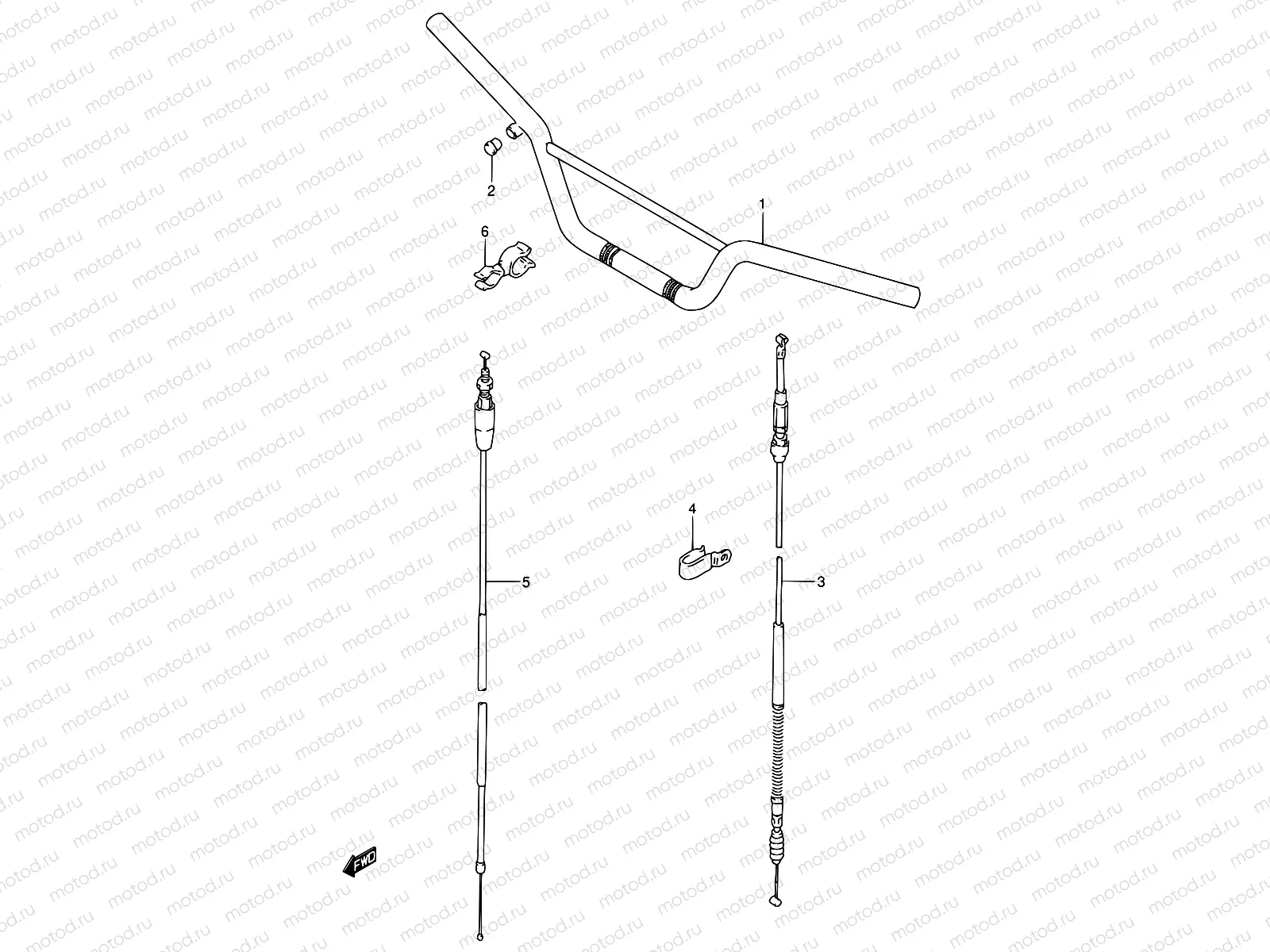 23 - HANDLEBAR - CABLE