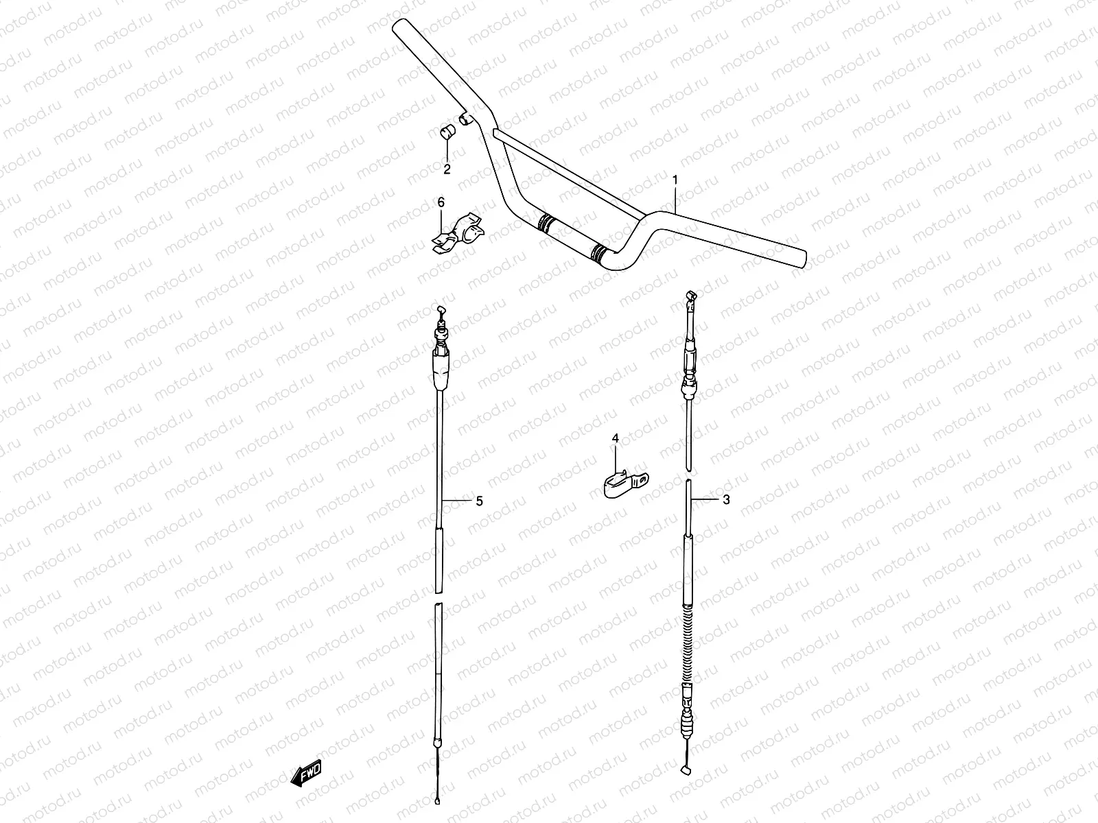 23 - HANDLEBAR - CABLE