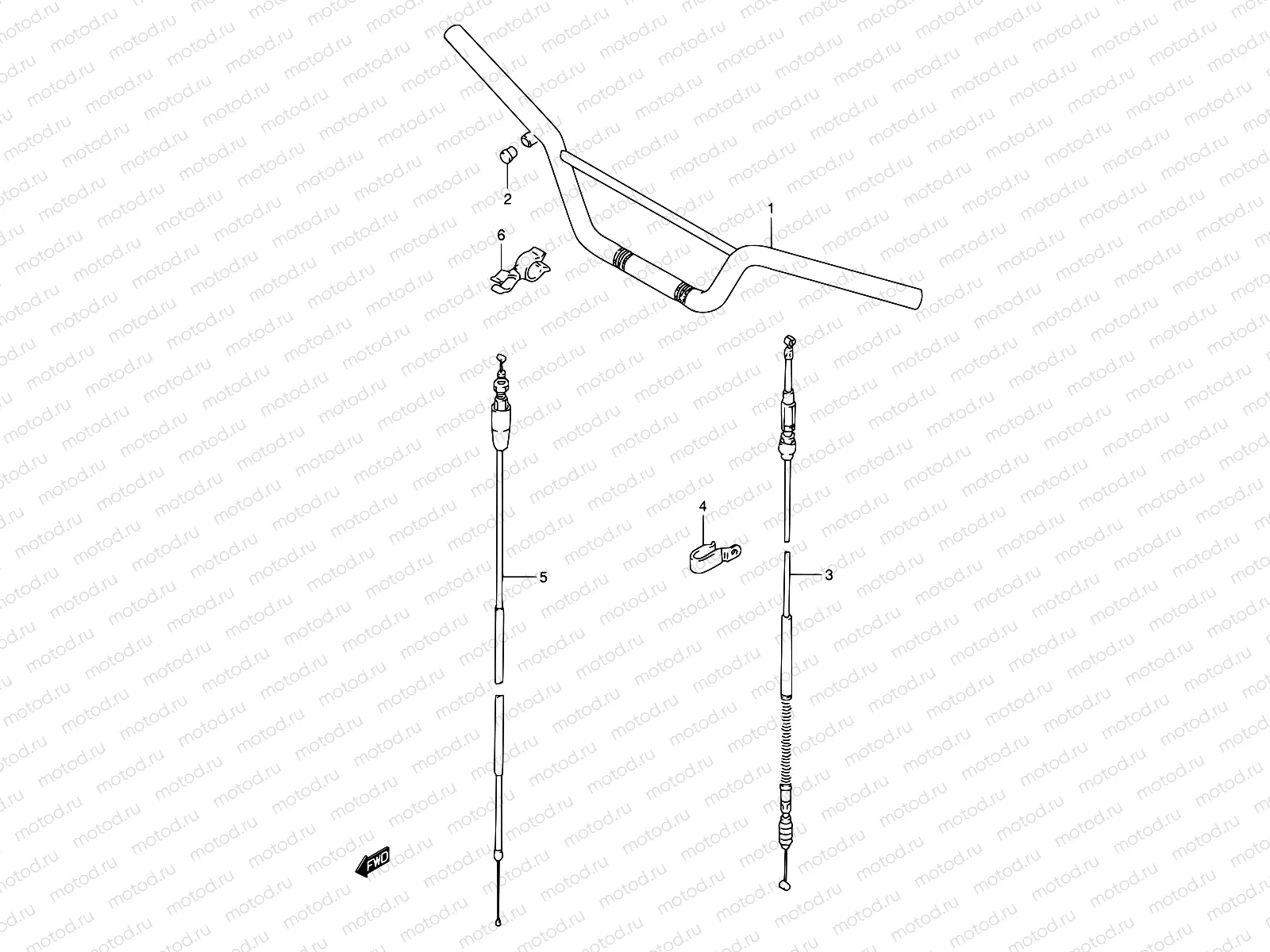 23 - HANDLEBAR - CABLE
