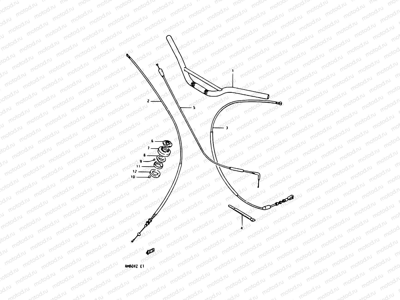 23 - HANDLEBAR - CONTROL CABLE