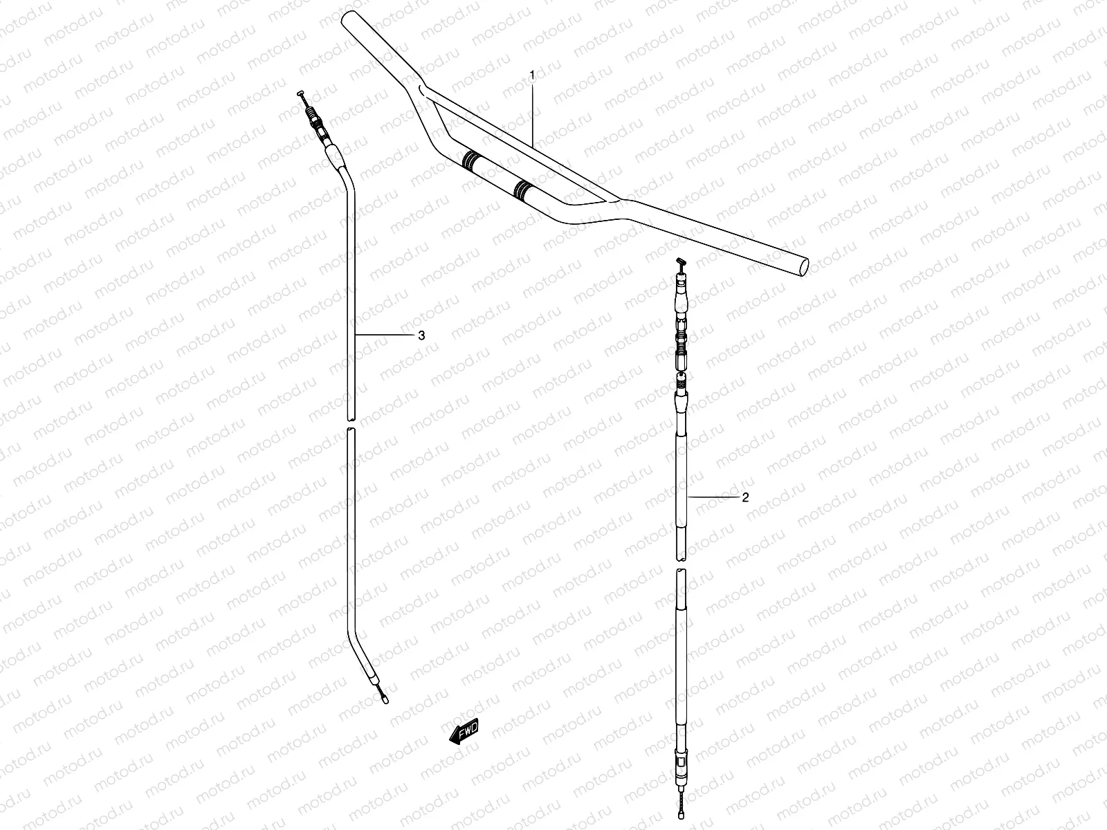 23 - HANDLEBAR (MODEL K1/K2/K3/K4)