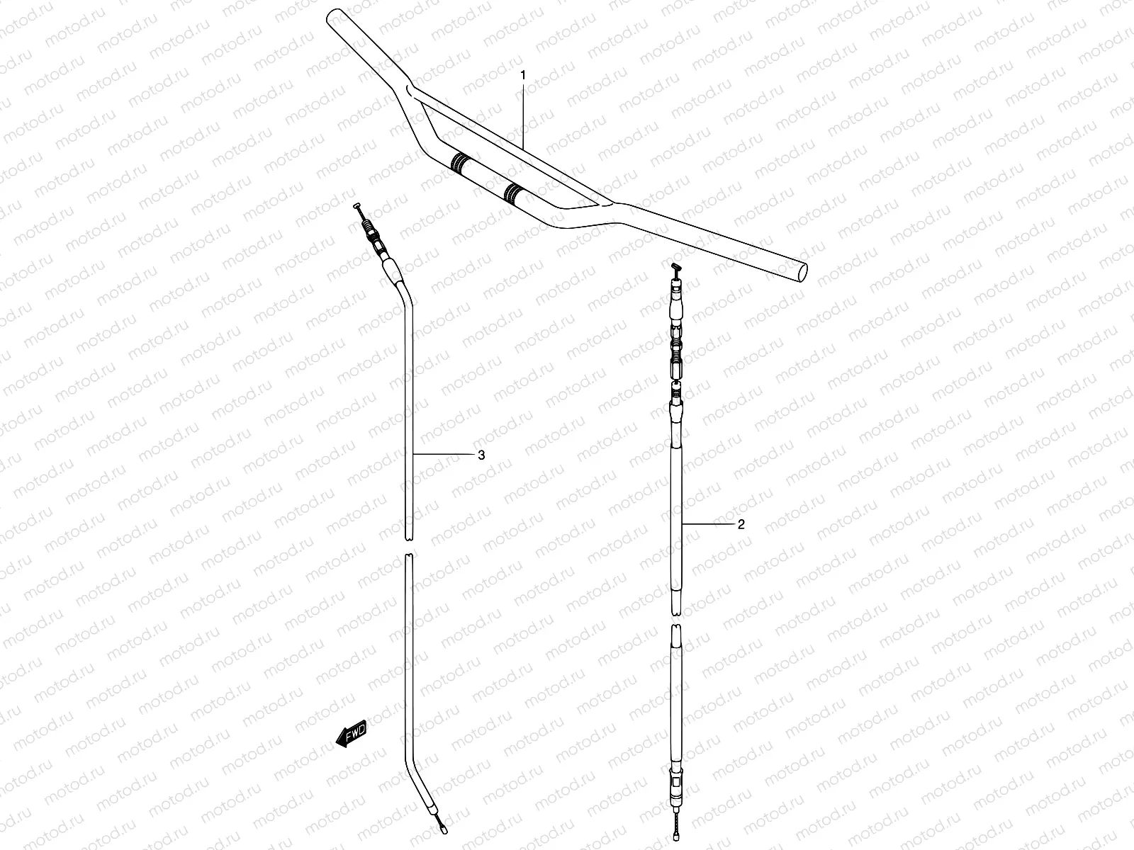23 - HANDLEBAR (MODEL K1/K2/K3/K4)