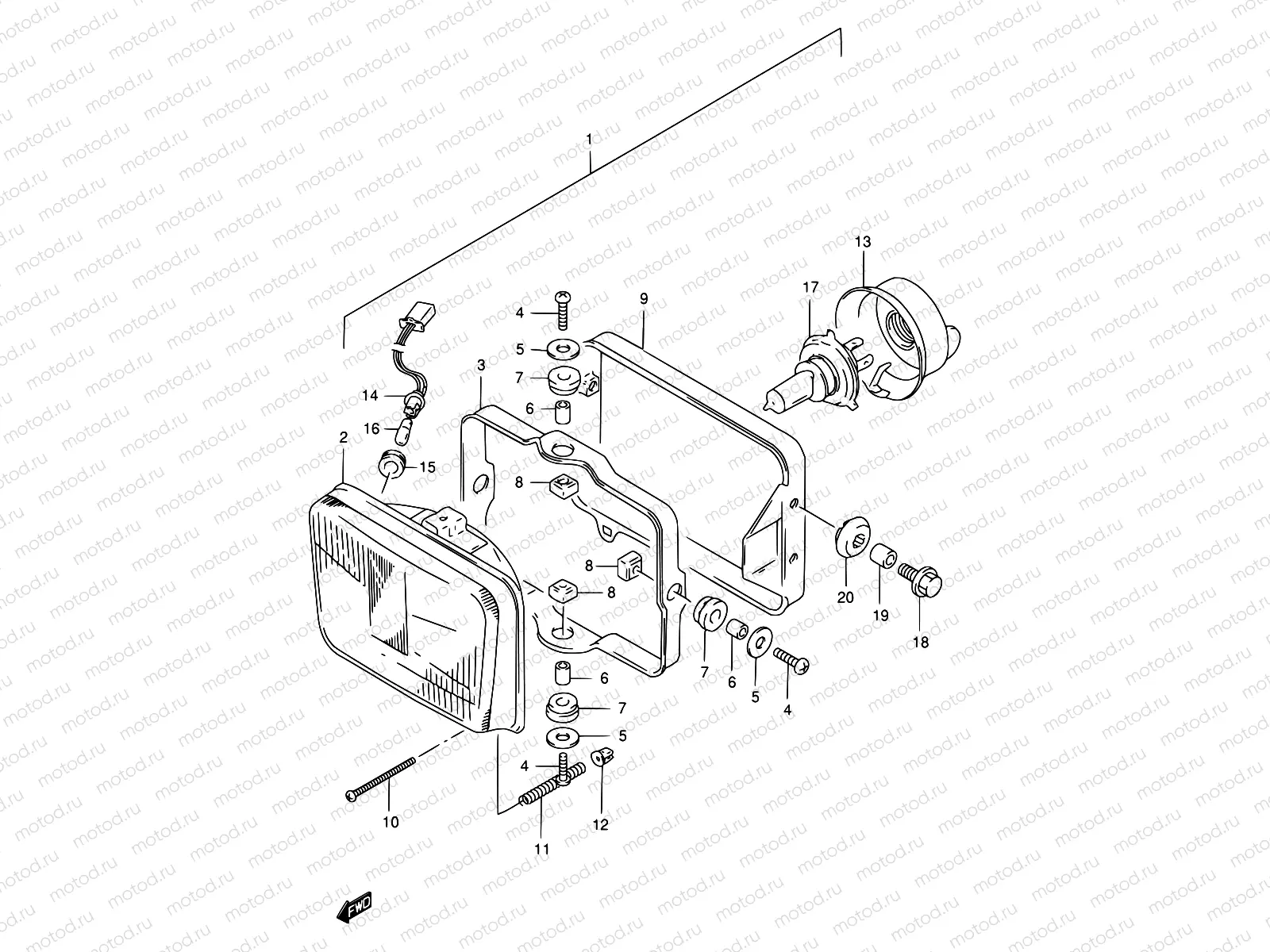 23 - HEADLAMP