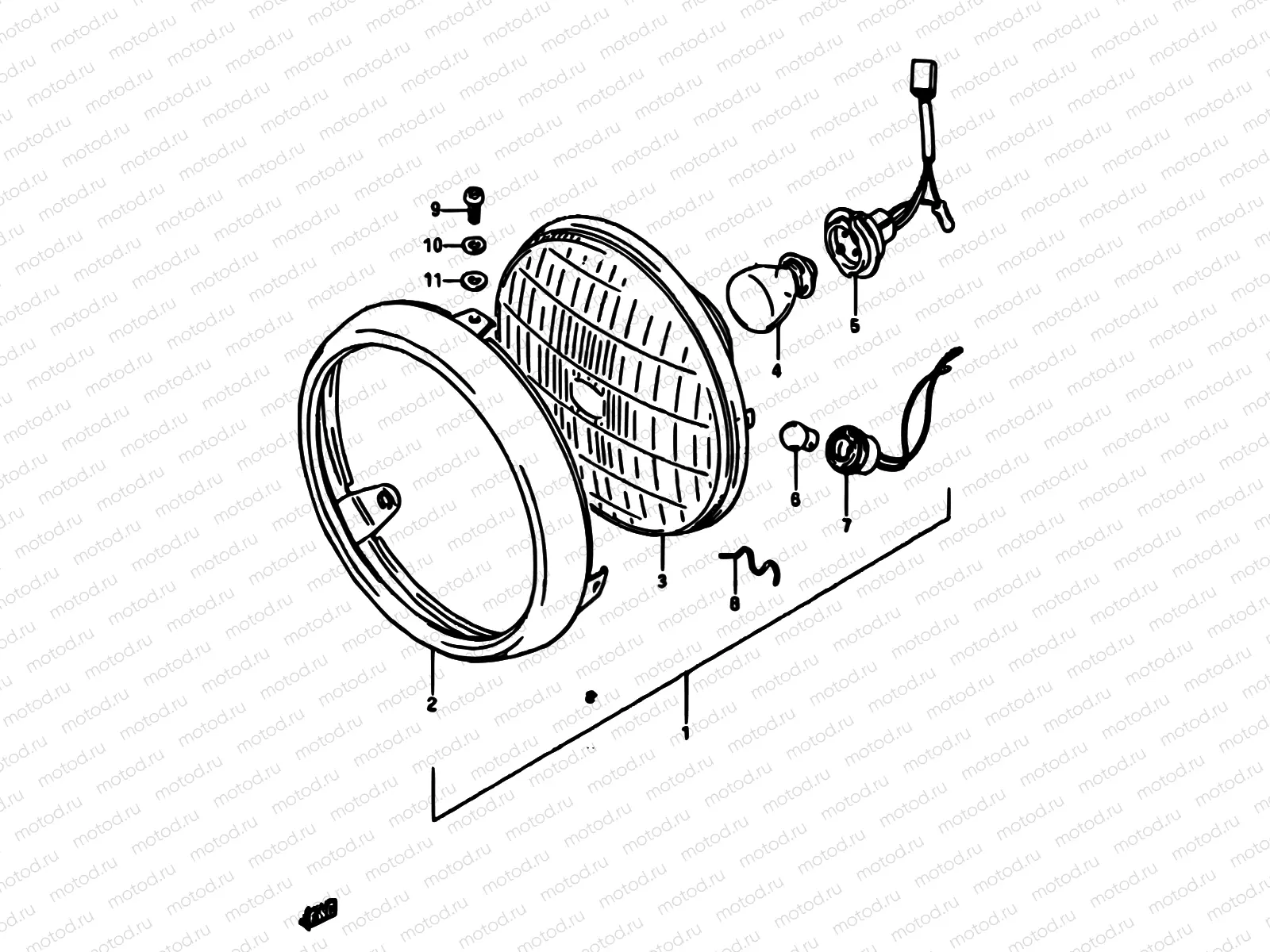 23 - HEADLAMP (E01,E02,E06,E24,E41)