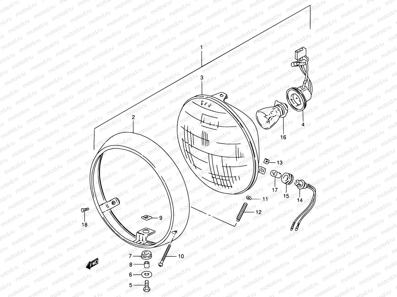 23 - HEADLAMP (E01,E02,E24,P95)