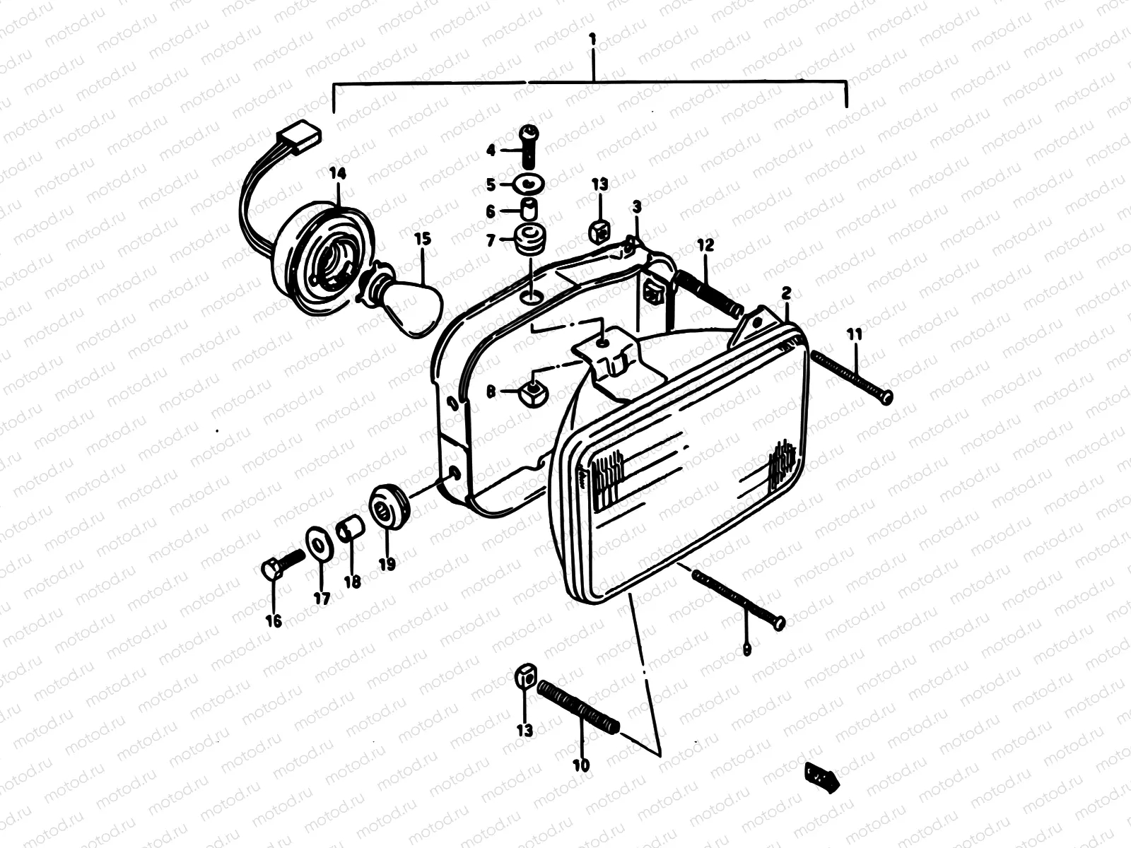 23 - HEADLAMP (E01,E24)