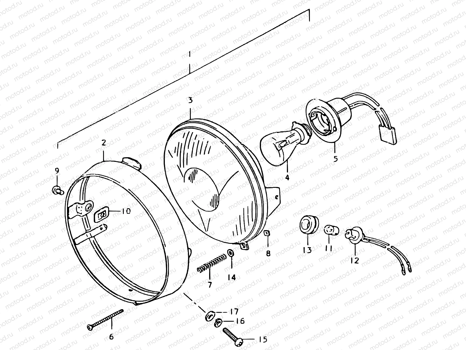 23 - HEADLAMP (E02)