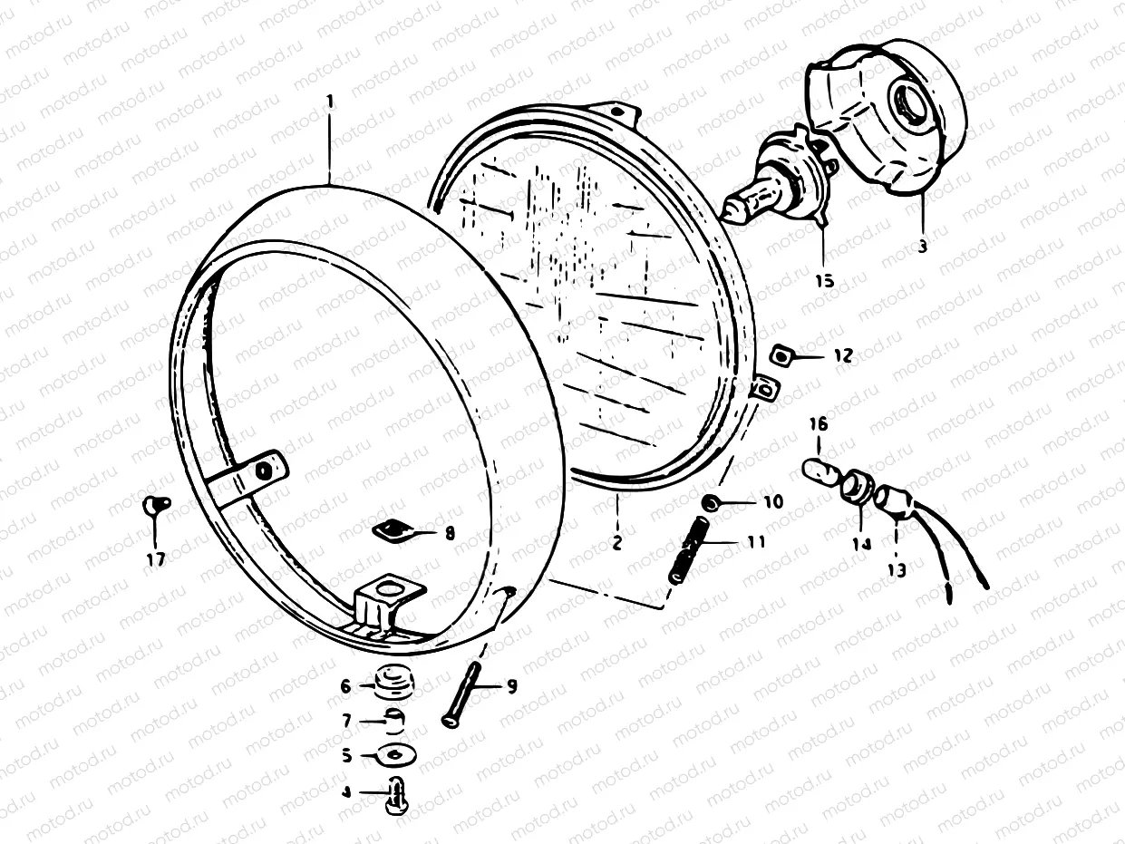 23 - HEADLAMP (E02)
