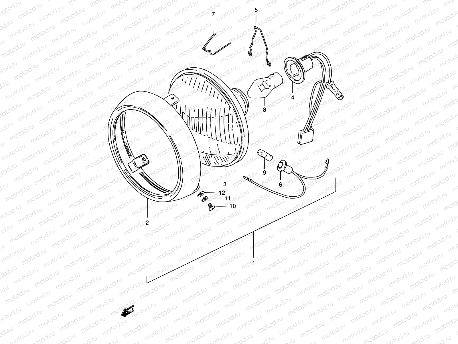 23 - HEADLAMP (E15, E17, E18, E21)