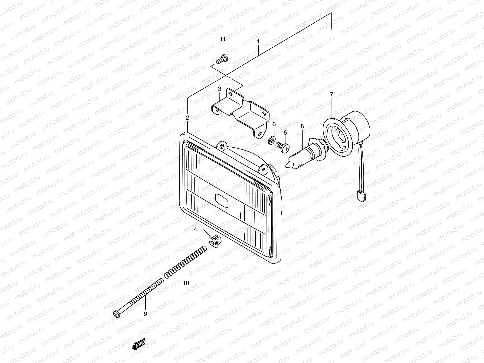 23 - HEADLAMP (E24)