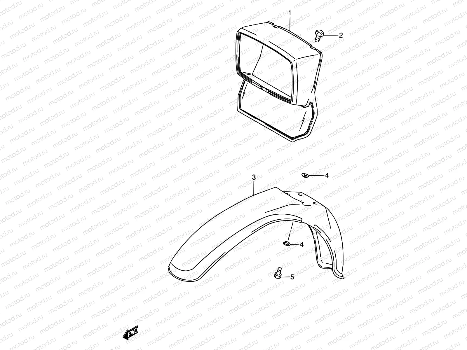 23 - HEADLAMP HOUSING