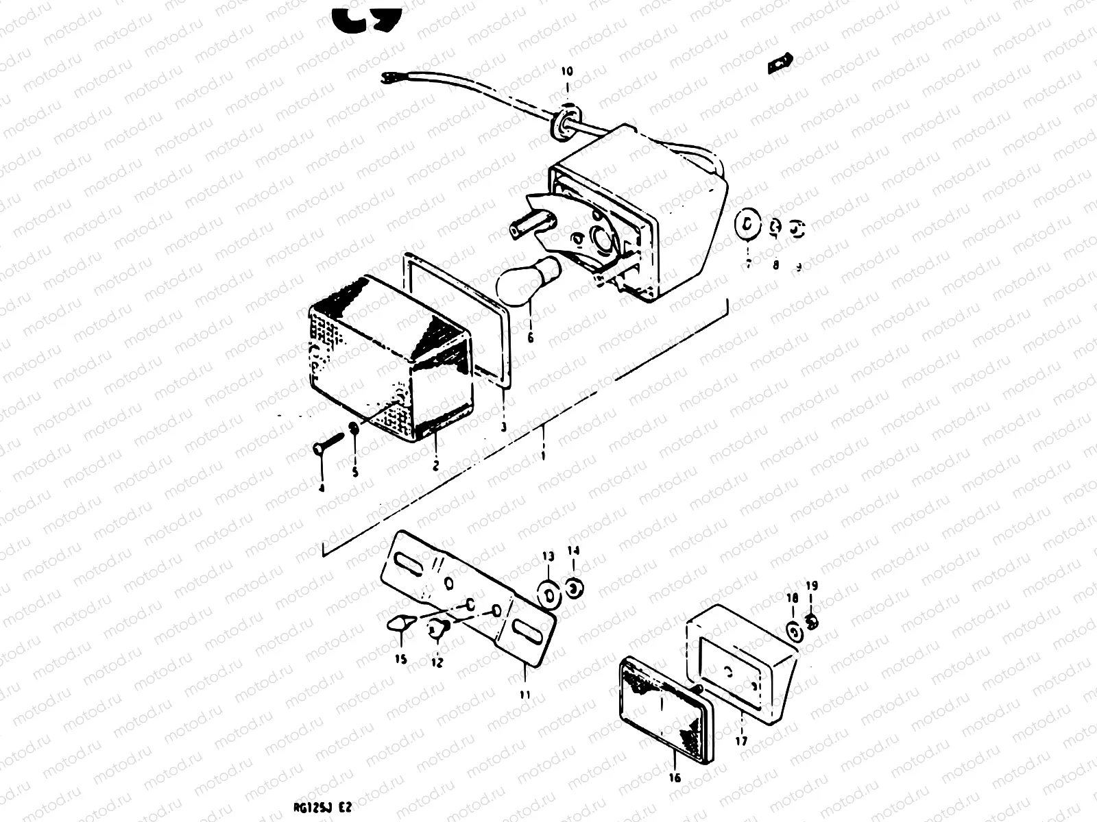 23 - HEAR COMBINAITON LAMP