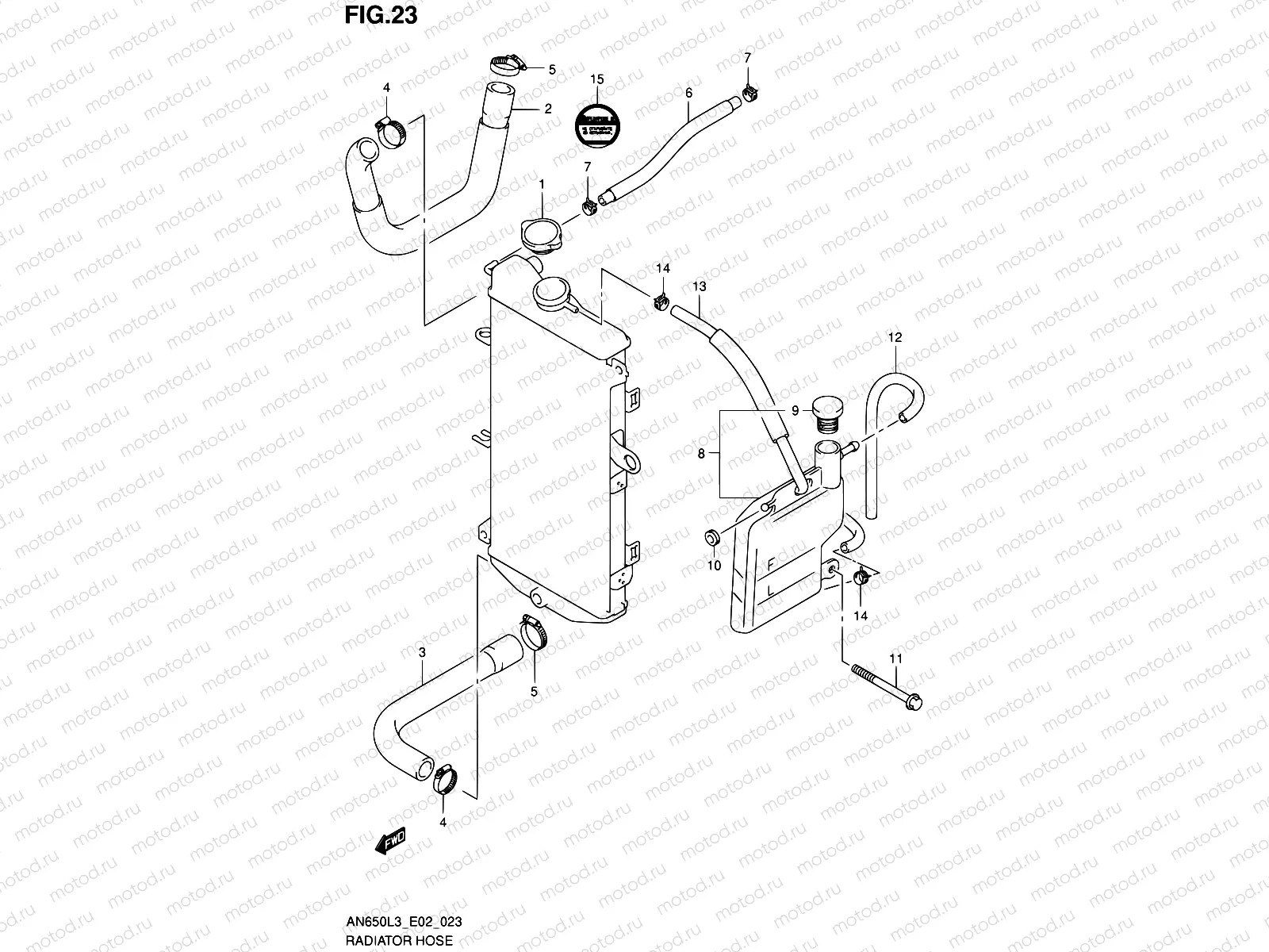23 - RADIATOR HOSE