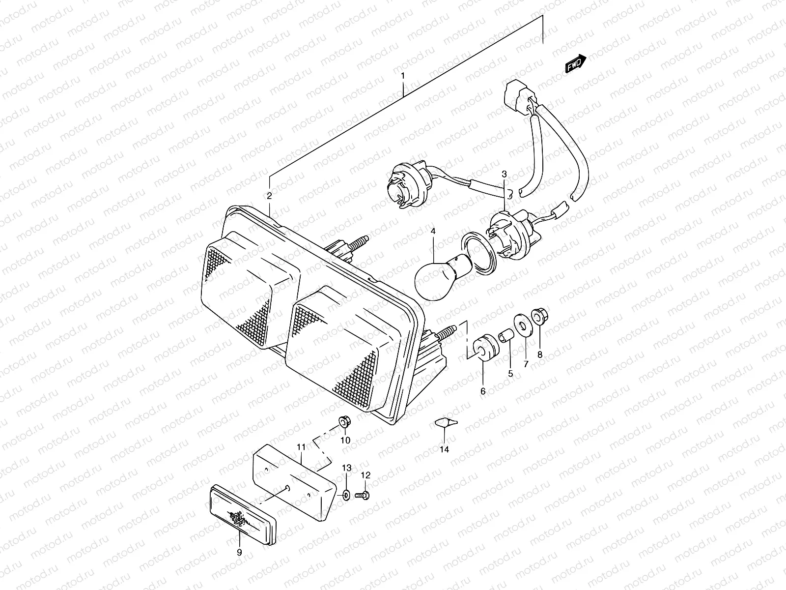 23 - REAR COMBINATION LAMP