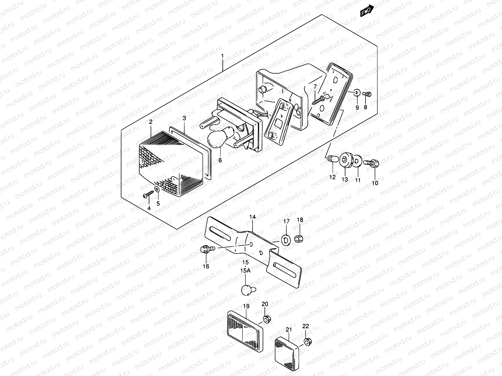 23 - REAR COMBINATION LAMP