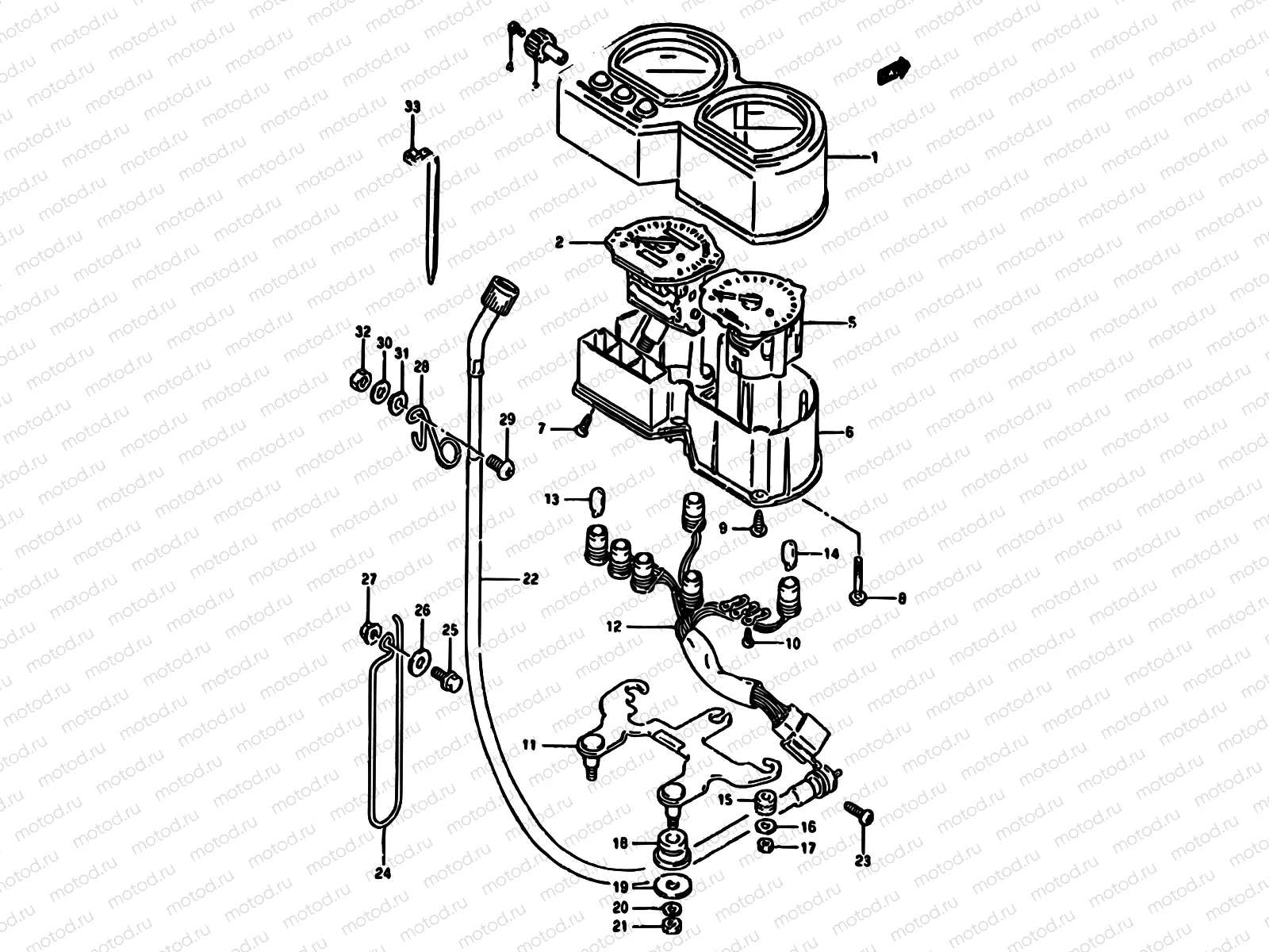 23 - SPEEDOMETER-TACHOMETER