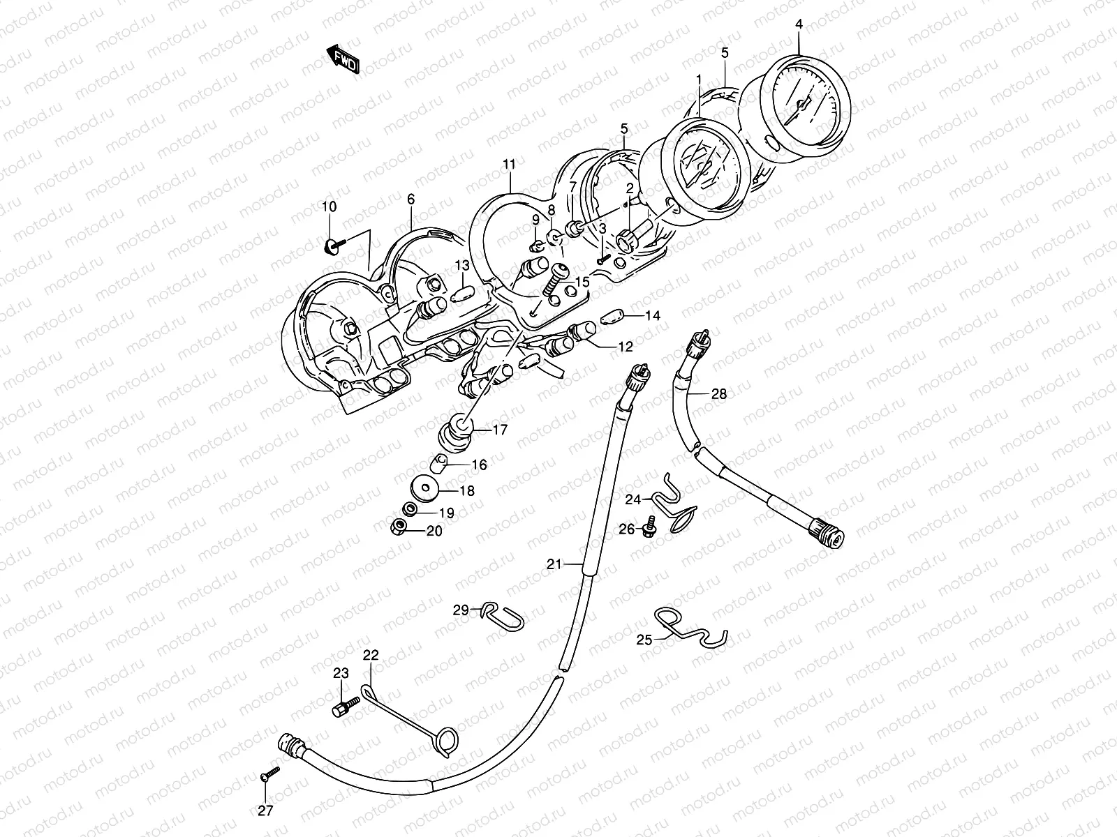 23 - SPEEDOMETER - TACHOMETER