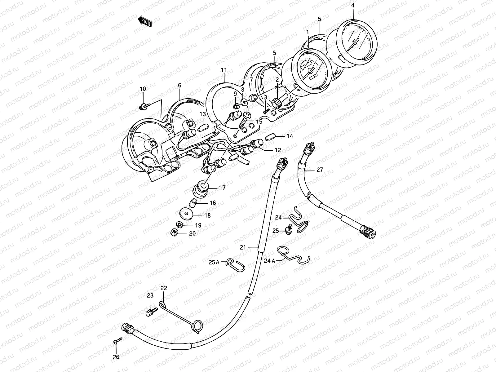23 - SPEEDOMETER - TACHOMETER