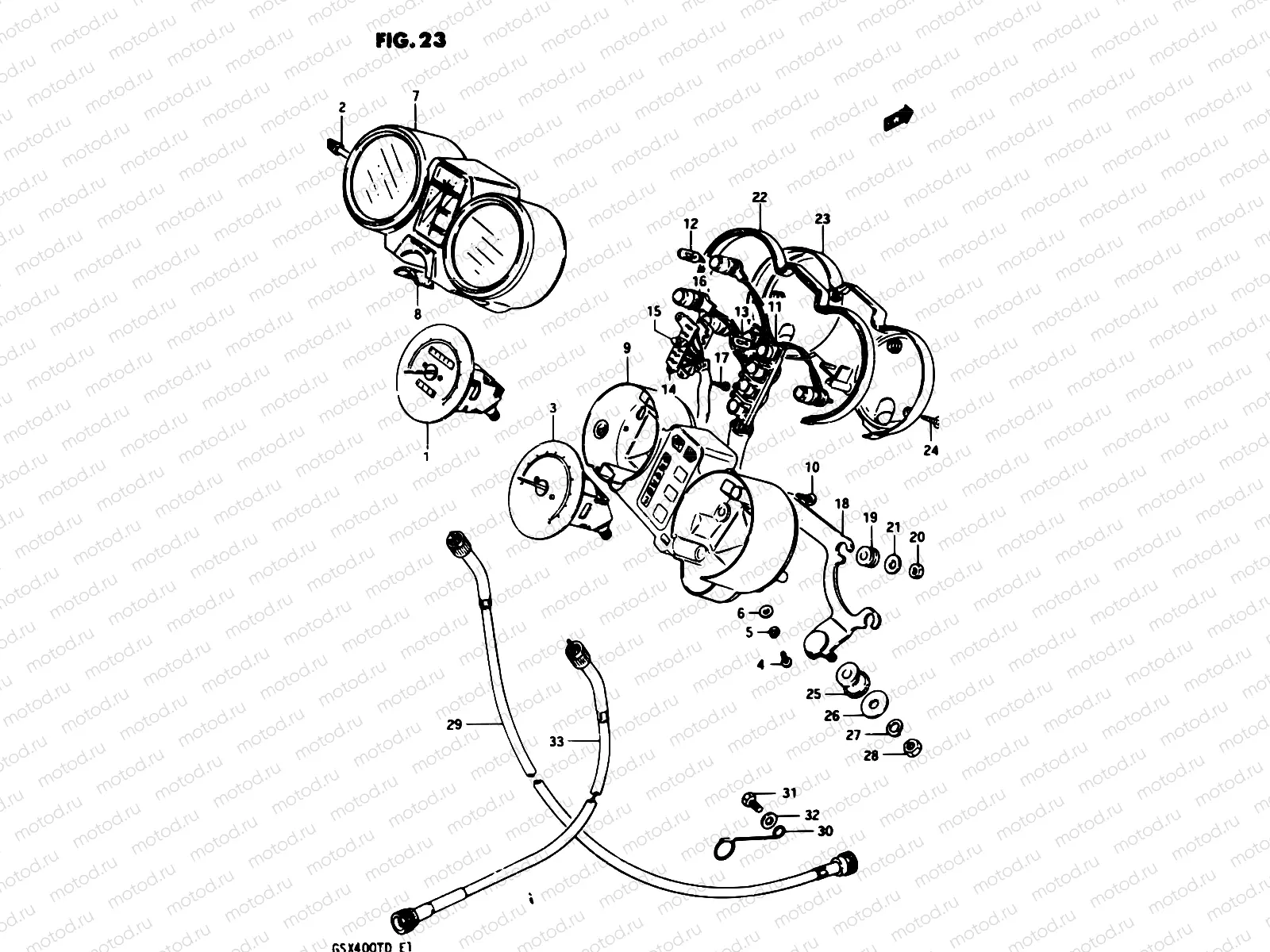 23 - SPEEDOMETER - TACHOMETER