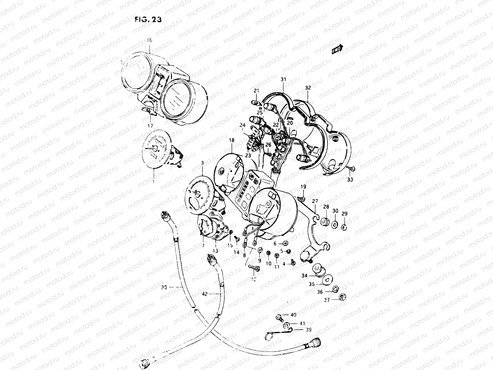 23 - SPEEDOMETER - TACHOMETER
