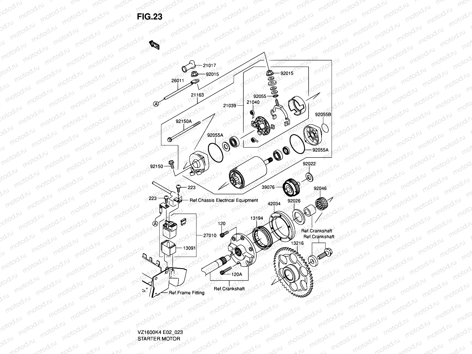 23 - STARTER MOTOR