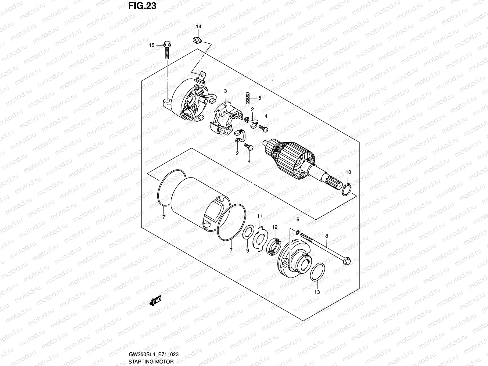 23 - STARTING MOTOR