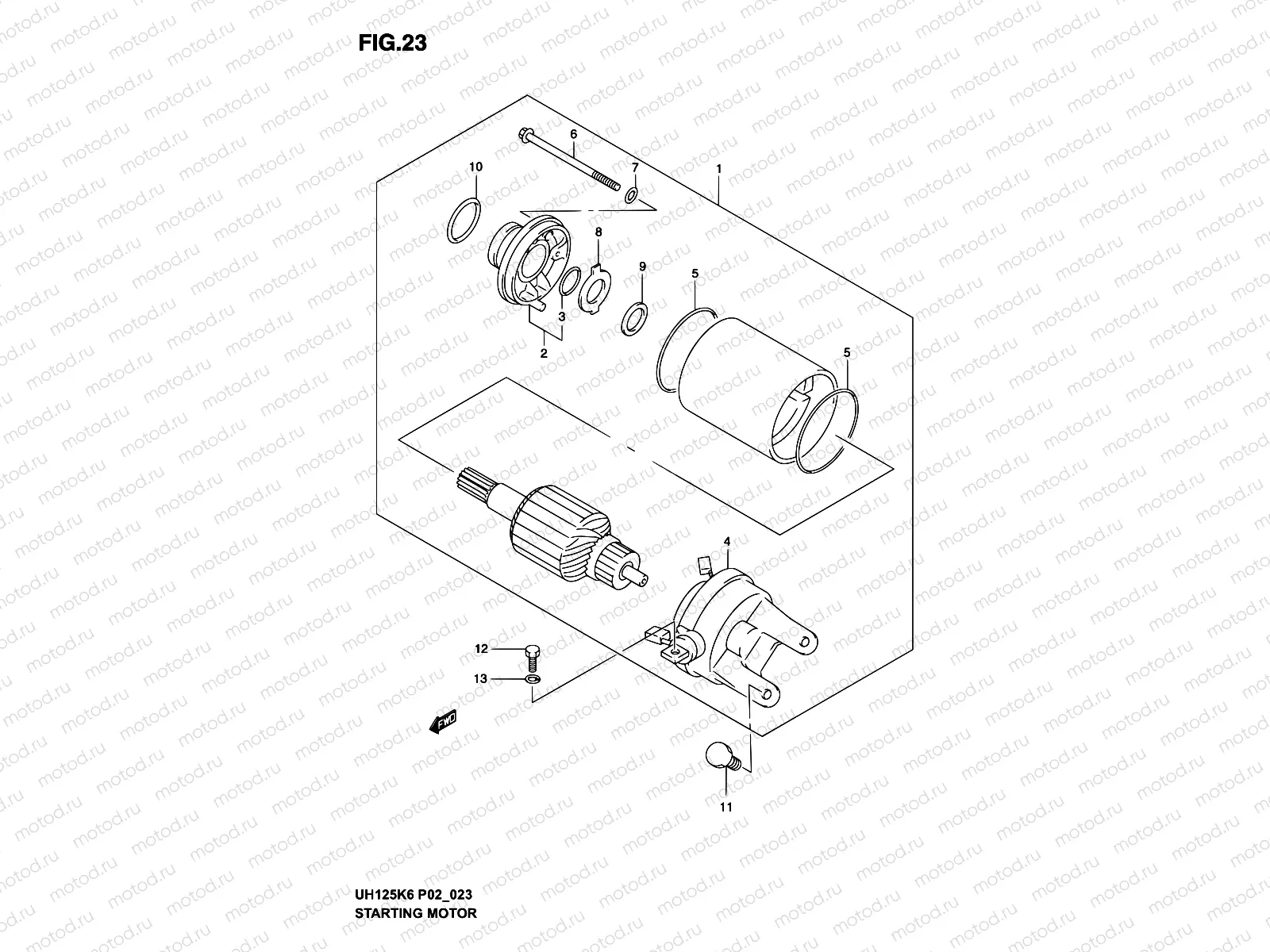 23 - STARTING MOTOR