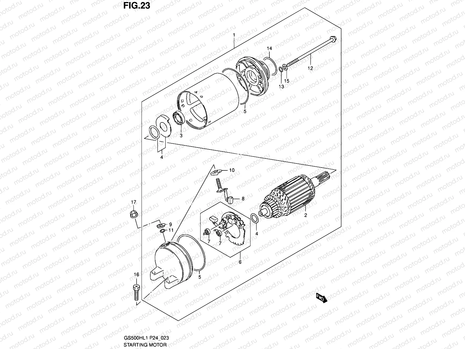 23 - STARTING MOTOR