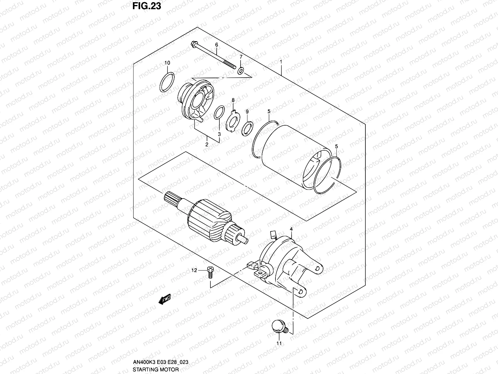 23 - STARTING MOTOR