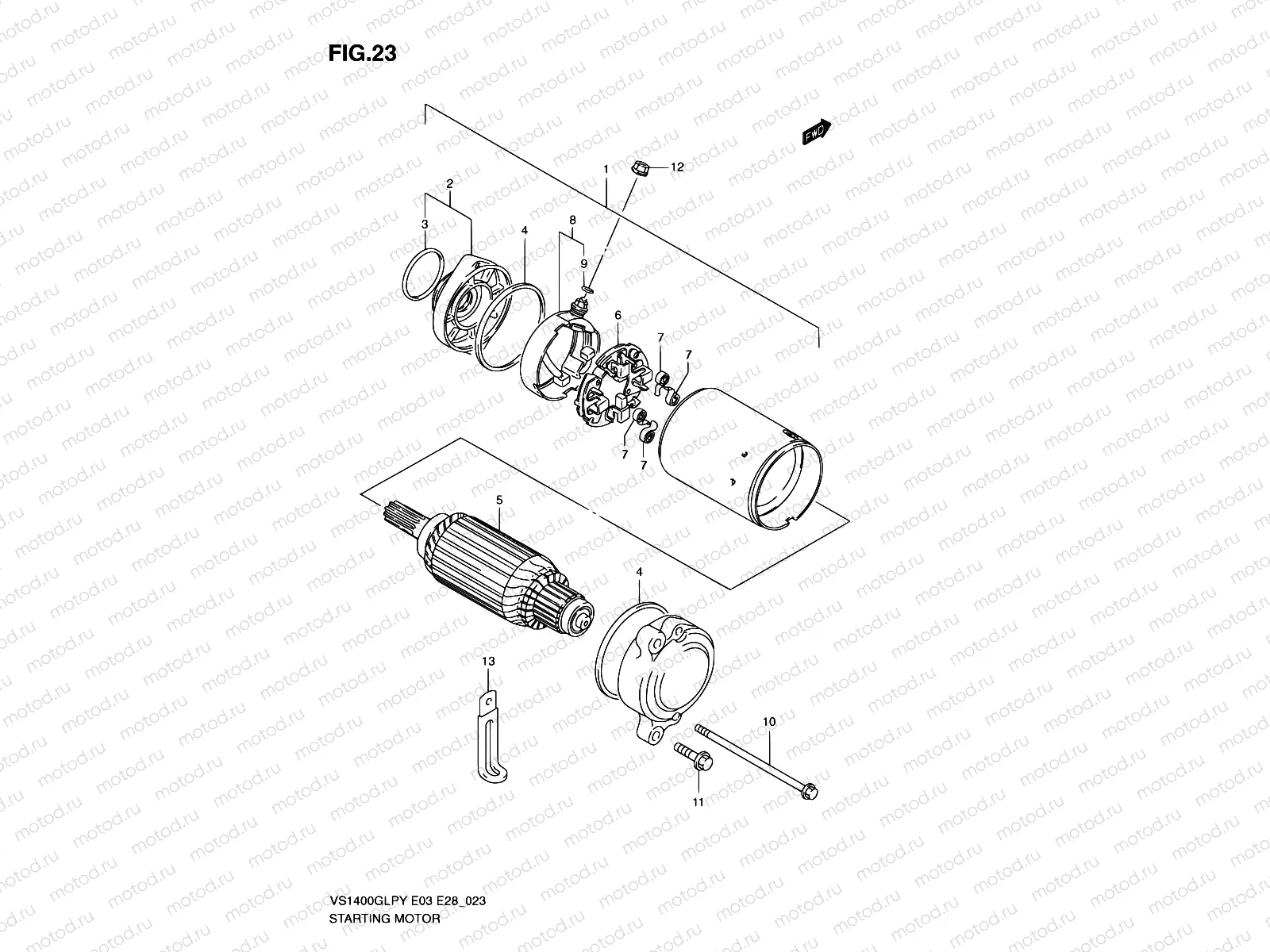 23 - STARTING MOTOR