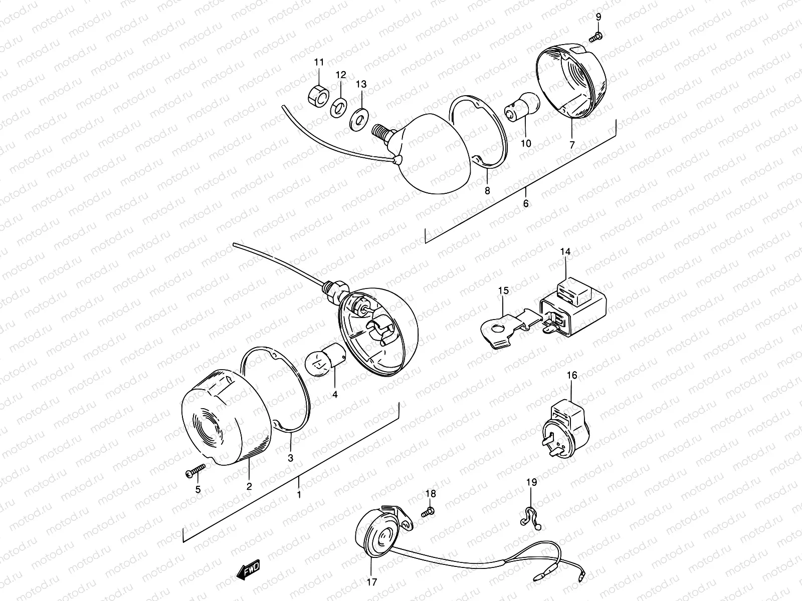 23 - TURN SIGNAL LAMP