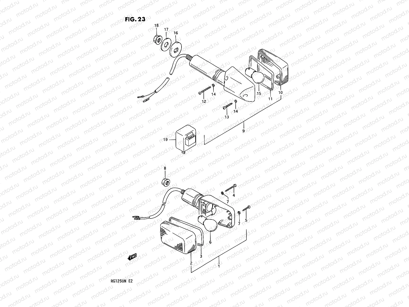 23 - TURN SIGNAL LAMP