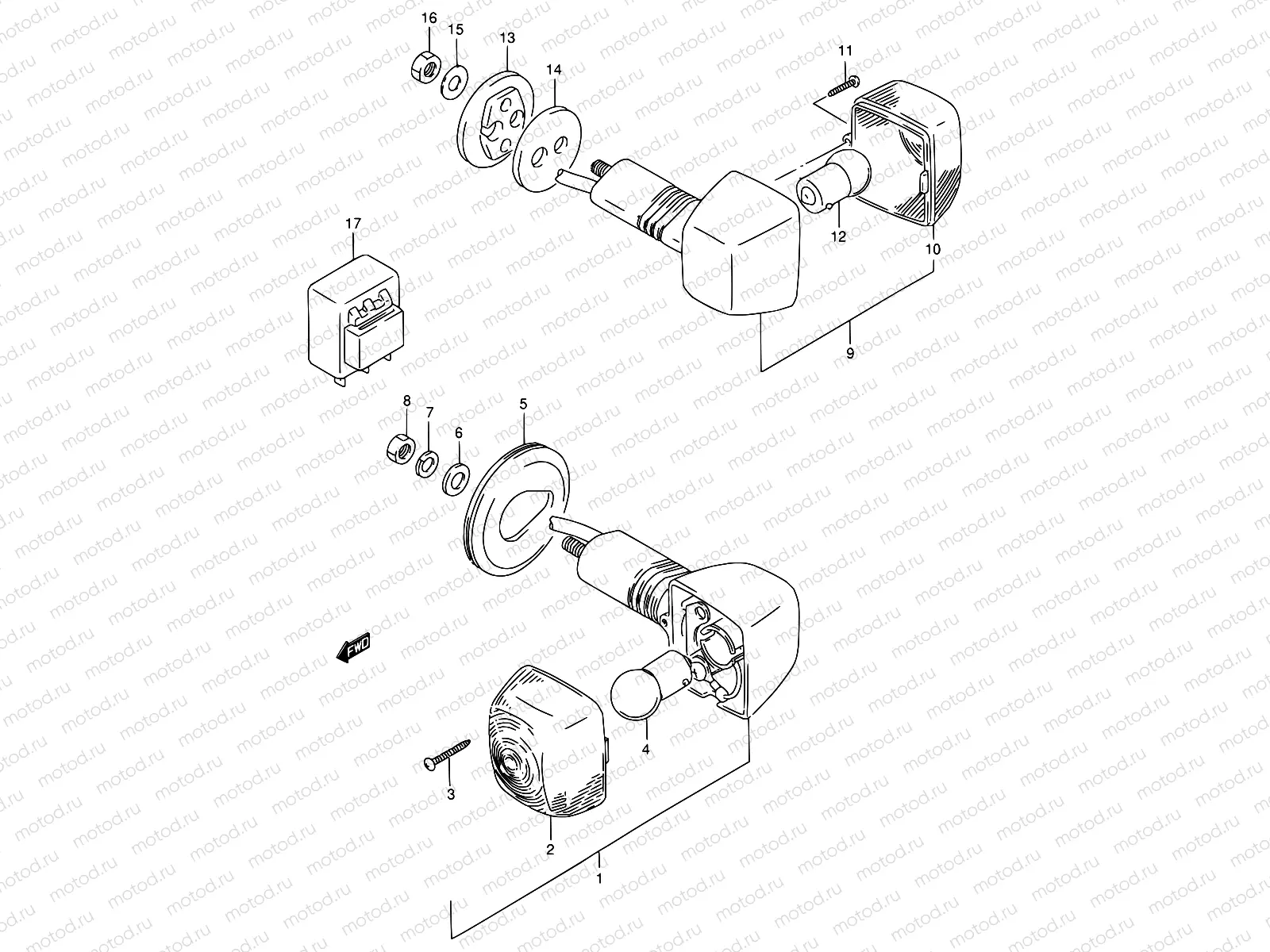 23 - TURN SIGNAL LAMP