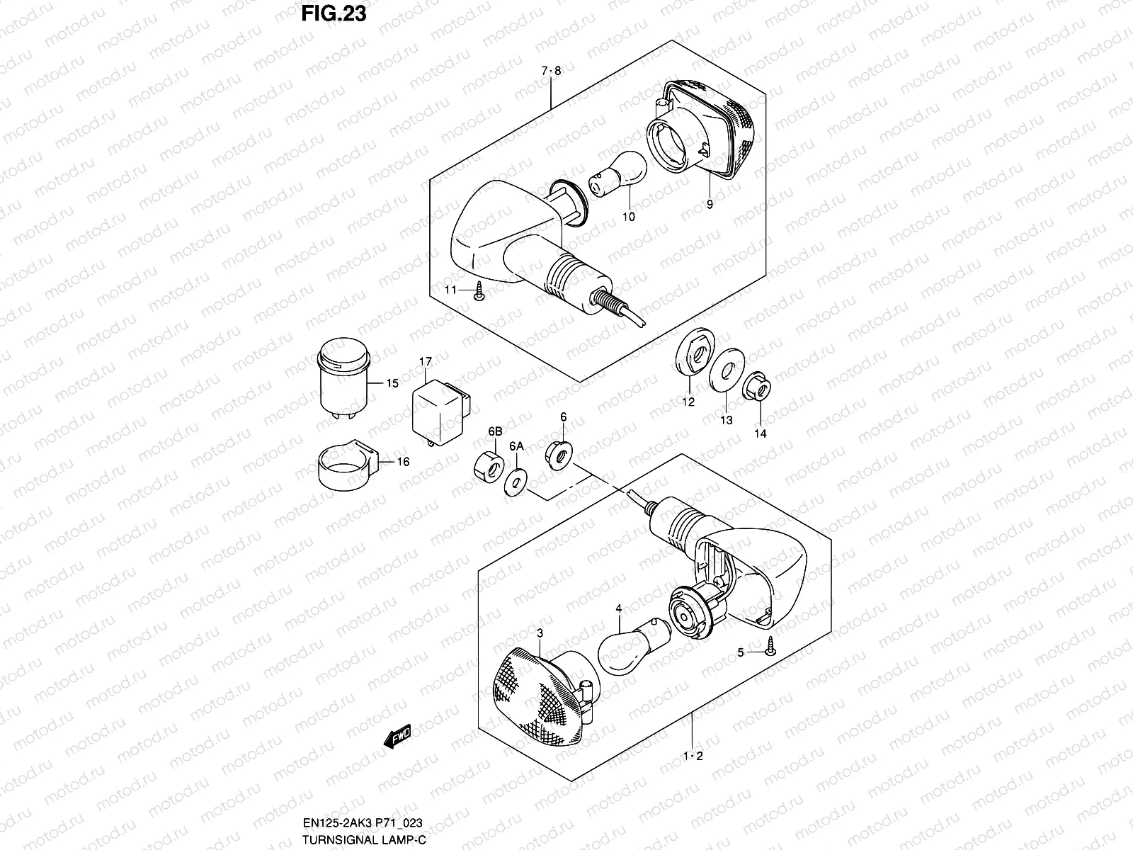 23 - TURN SIGNAL LAMP