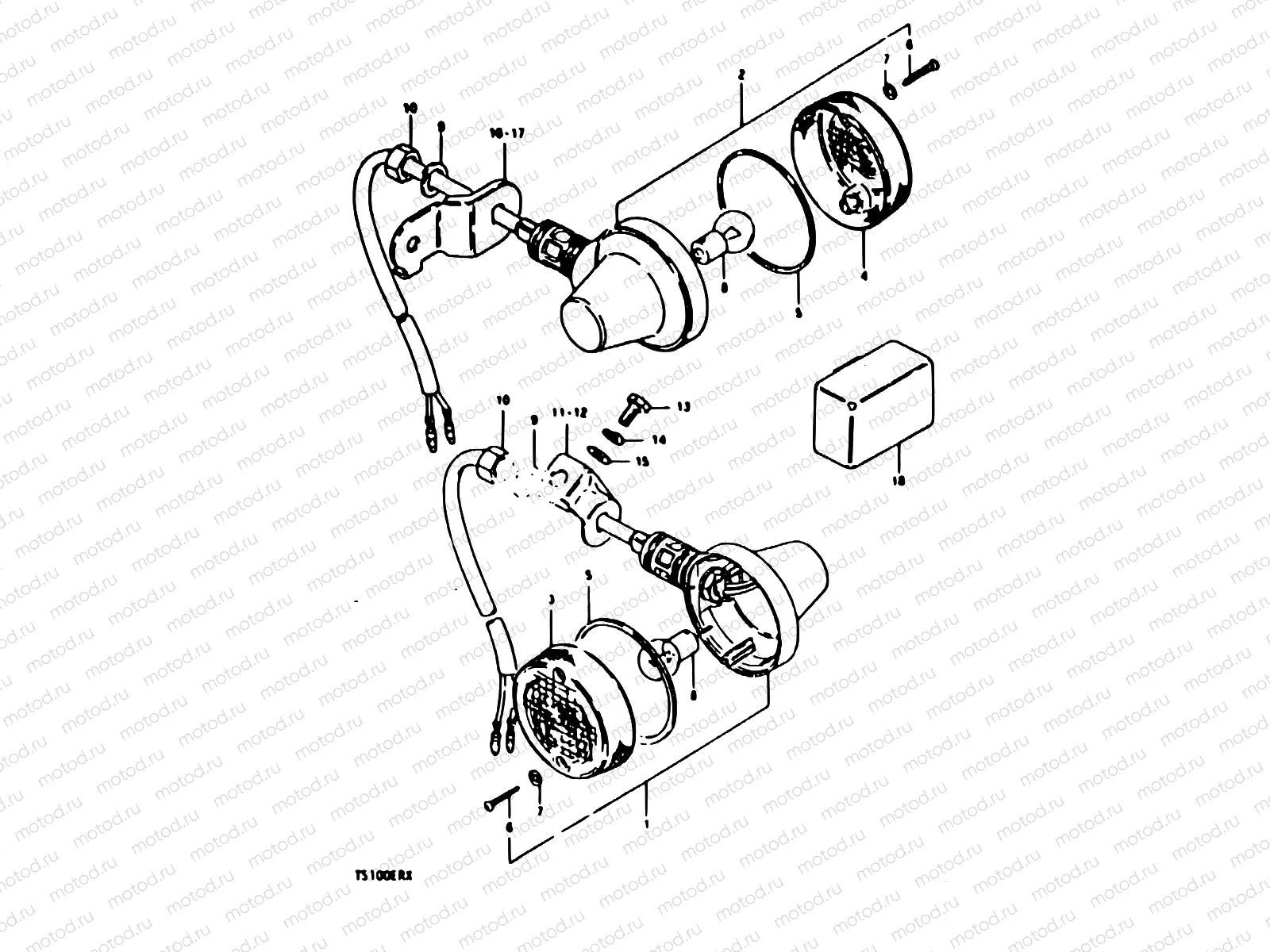 23 - TURN SIGNAL LAMP (E02)