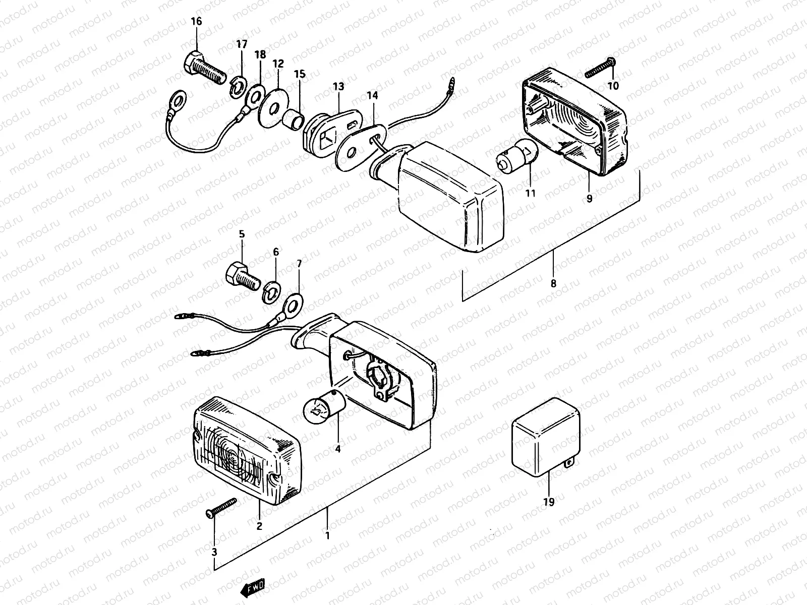 23 - TURN SIGNAL LAMP (E41)