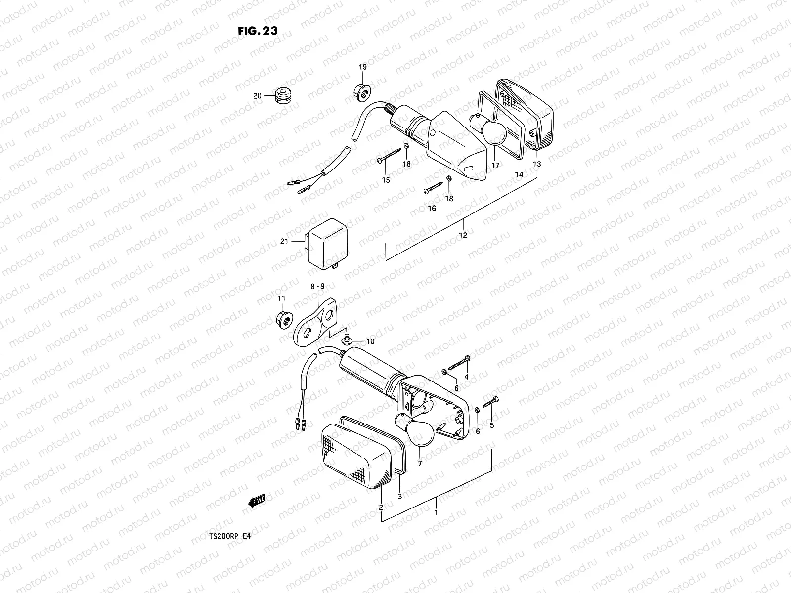 23 - TURNSIGNAL LAMP