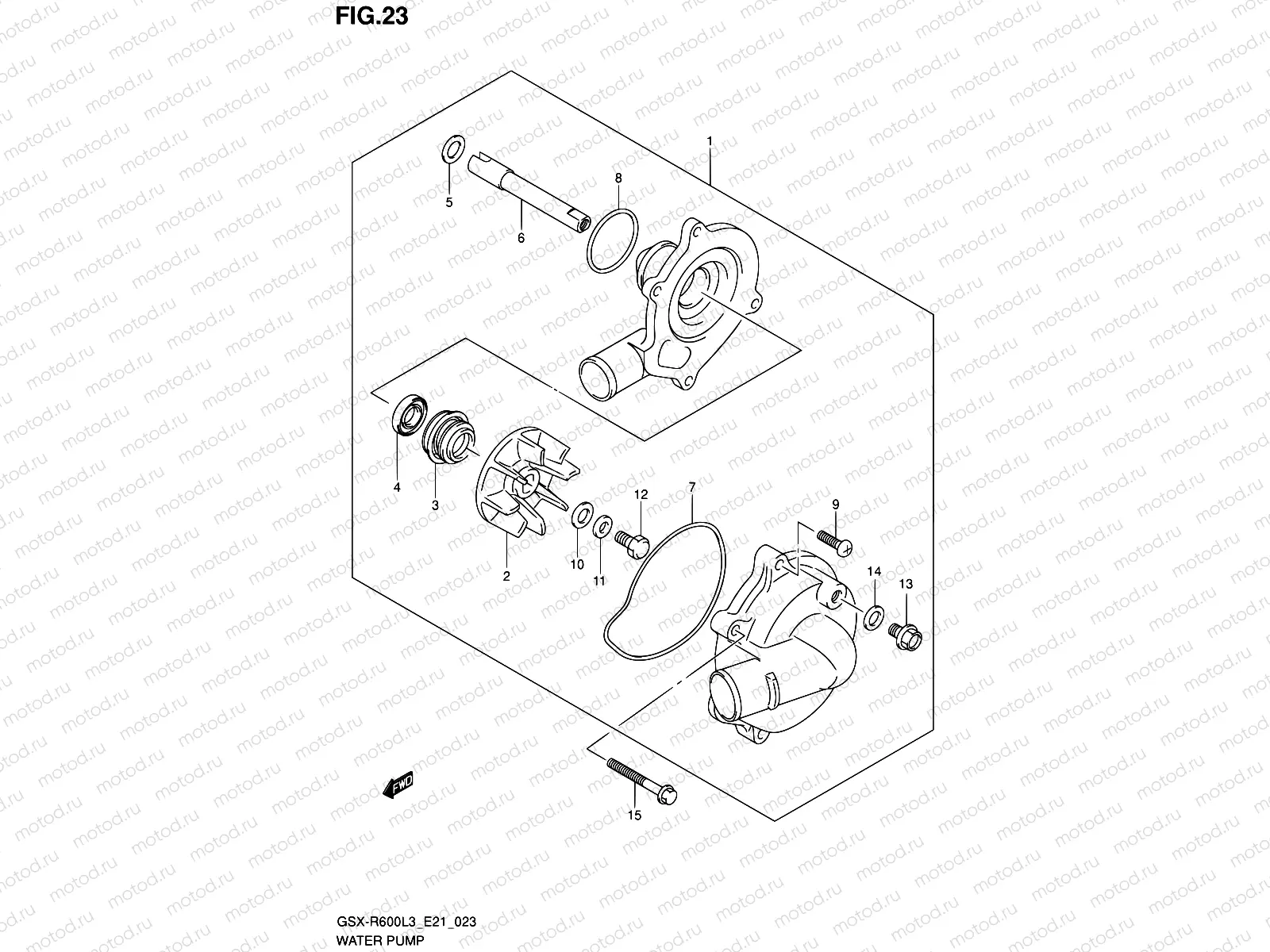 23 - WATER PUMP