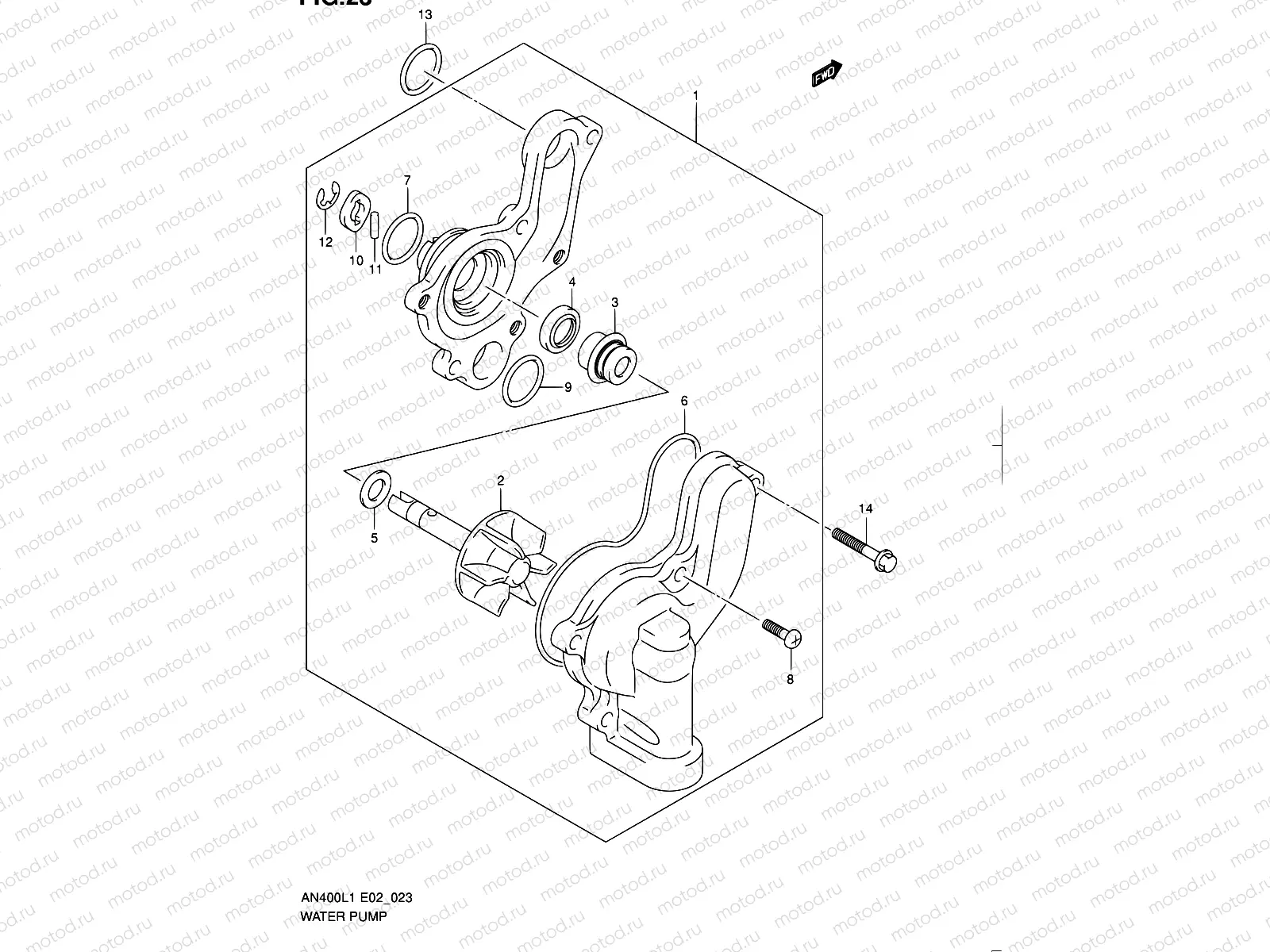23 - WATER PUMP