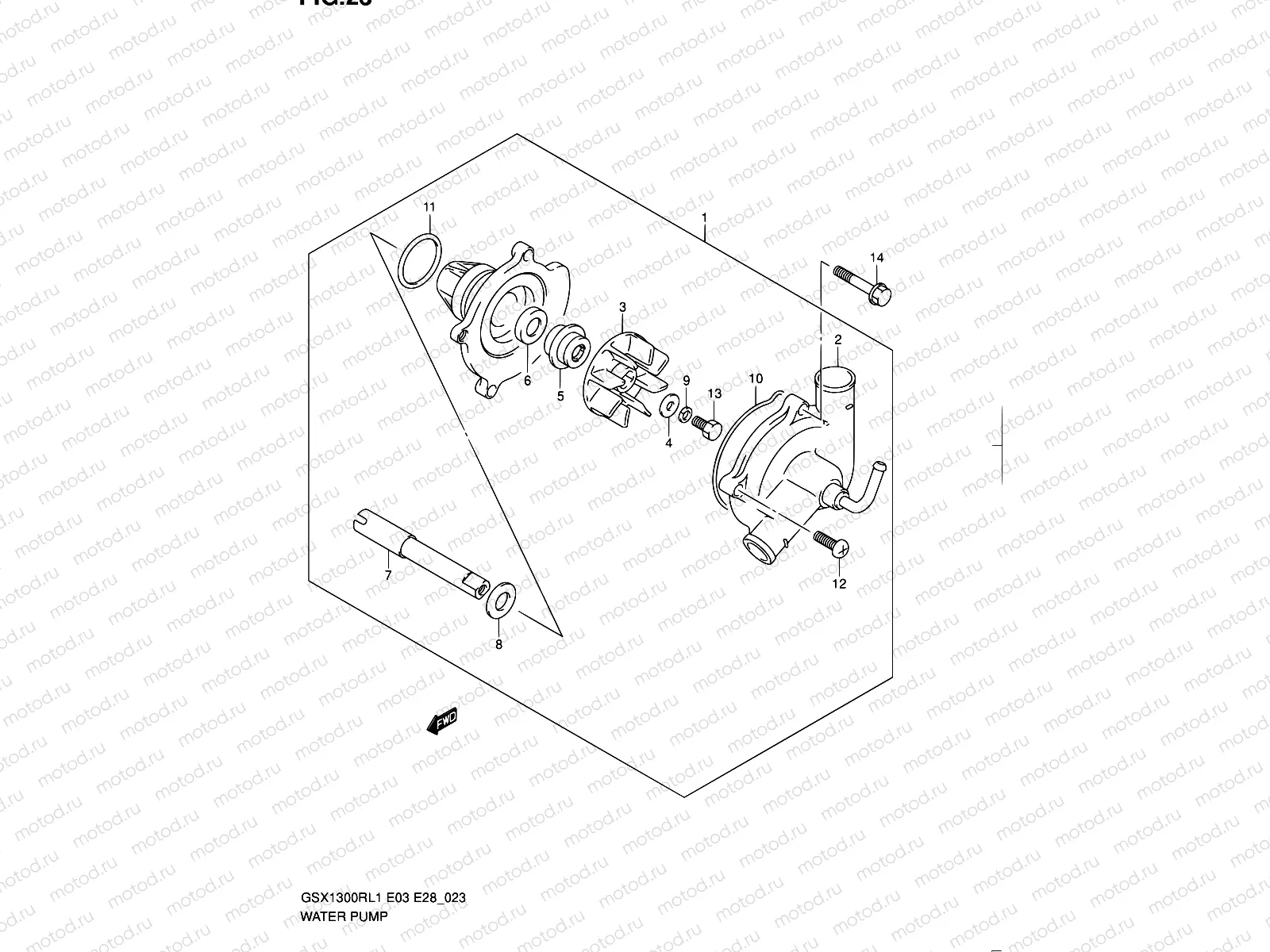 23 - WATER PUMP