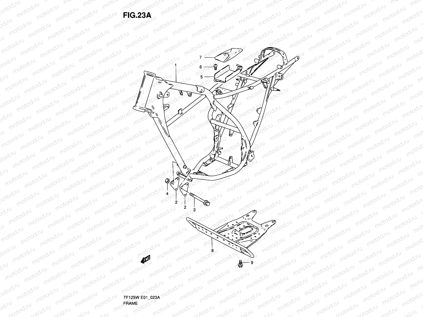 23A - FRAME (MODEL K5)