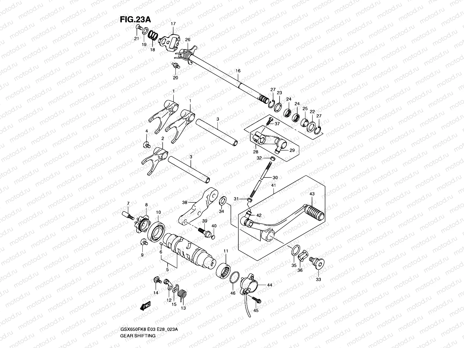23A - GEAR SHIFTING (MODEL K9/L0)
