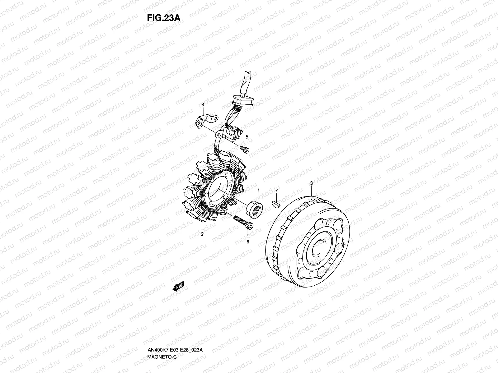 23A - MAGNETO (MODEL K8/K9/L0)