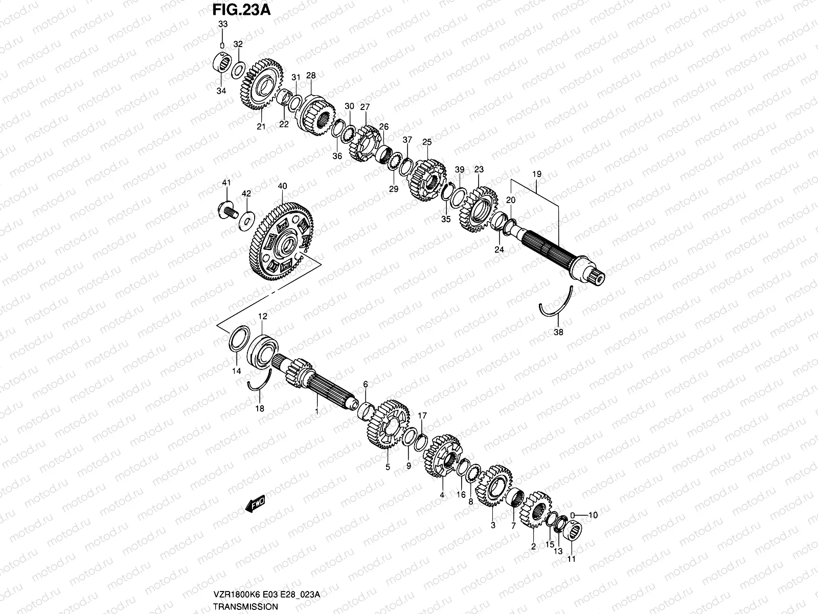 23A - TRANSMISSION (MODEL L0)