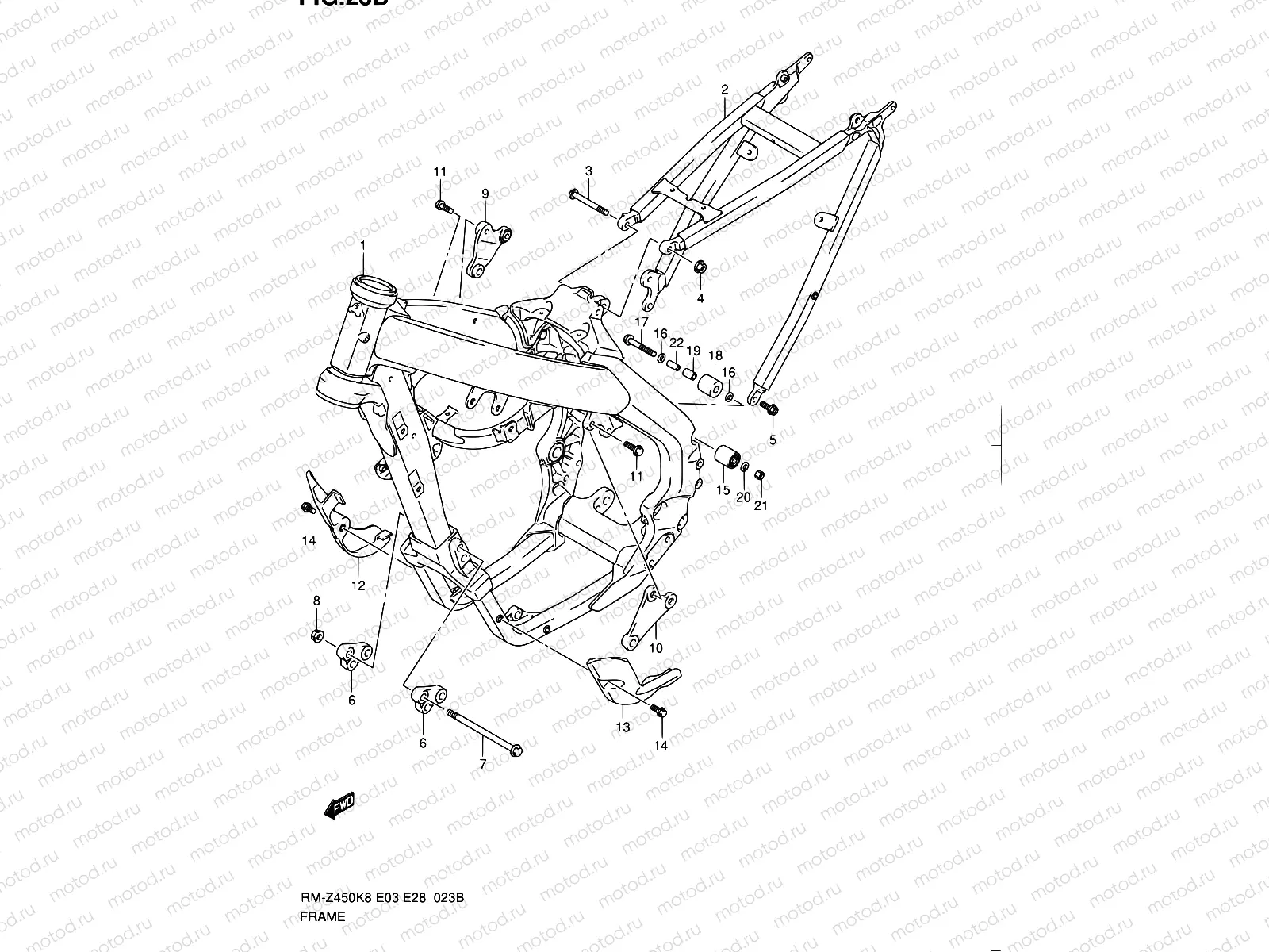 23B - FRAME (RM-Z450L1)