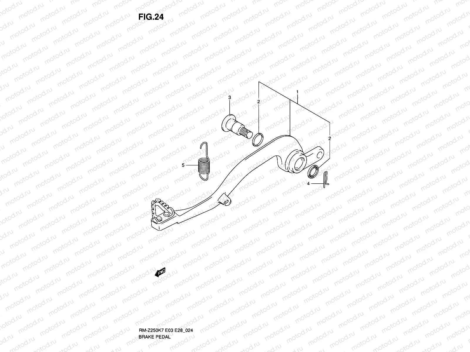 24 - BRAKE PEDAL