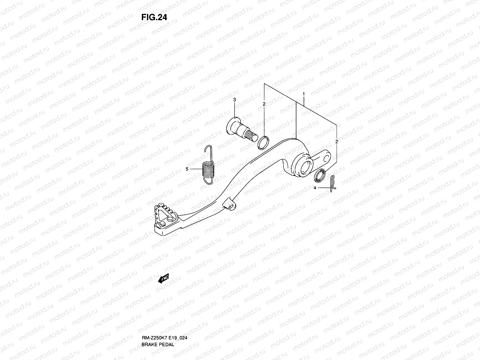 24 - BRAKE PEDAL