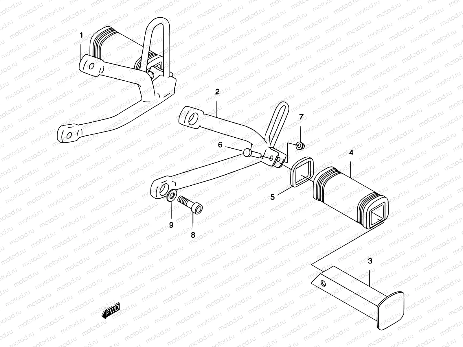 24 - FOOTREST