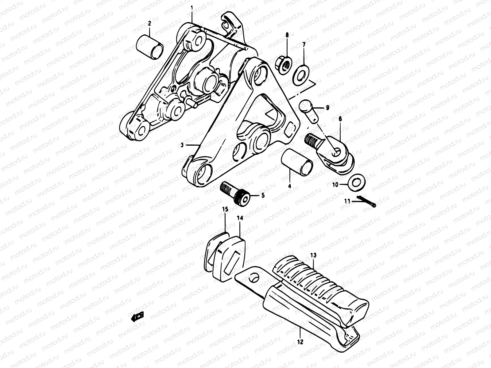 24 - FOOTREST