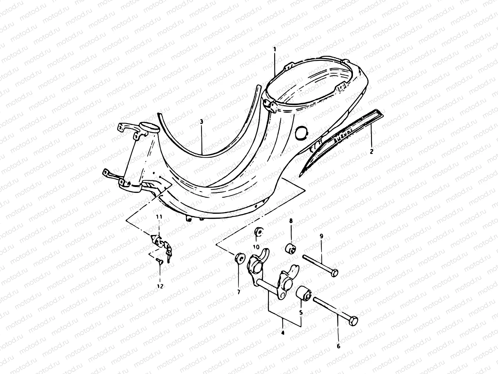 24 - FRAME (F.NO.190688~)